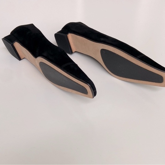 CHANEL Classic Black Suede Flats - Picture 6 of 6